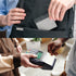 4x3 Inches Card(Holders,50PCS) Horizontal Badge Holder, Clear ID Card Holder with Waterproof Resealable Zip Type