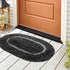 Pushglossy 2 36" 1-3/4" Pcs Double Bubble Kerf Door Sweep Wide Vinyl Weatherstrip Seal for Exterior Doors, Energy