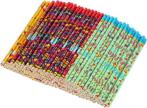 Kolewo4ever 200 pieces Happy Birthday Pencils Colorful Printed Birthday Pencils With Top Erasers Perfect For Teachers Classrooms Reward Birthday Party Kids Gifts Supplie (200) by Kolewo4ever