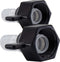RV Plumbing Fitting, 1/2" Swivel to 1/2" Barb, Barb Straight Wingnut Swivel Adapter, 2-Pack