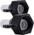 RV Plumbing Fitting, 1/2" Swivel to 1/2" Barb, Barb Straight Wingnut Swivel Adapter, 2-Pack