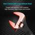 DURATECH 8-Inch Adjustable Construction Spud Wrench, Black Oxide Finish, CR-V Steel, SAE and Metric Scale
