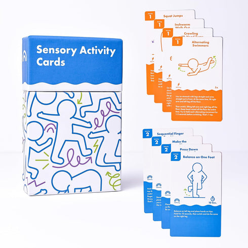 Harkla Sensory Activity Cards 60 Therapist-Designed Brain Breaks for Kids | 30