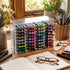 Colingmill 144 Acrylic Marker Organizer for Markers, Extra Large Art Marker Storage Rack for Desk, Durable Pencil