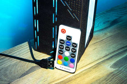 Programmer Binary Code Lamp | Falling Numbers | Cyber Style Night Lamp | Lantern Gift For Gamer Gaming Room | IT Coding