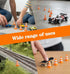FRCTLNKG 30Pcs 1 Inch Sets Mini Traffic Cones, Plastic Small Orange Cones, Train Scene Cone Party Decorations