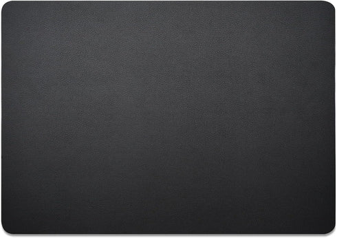 Nekmit Leather Desk Blotter Pad, 17 x 12 Inches, Flat, Non-Slip, Waterproof - Black