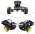 2WD R3 LAFVIN Smart Robot Car Chassis Kit with Ultrasonic Module Board,Remote Compatible with Arduino IDE DIY Kit