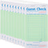Stock Your Home Green Guest Check Books for Servers (10 Pack) Server