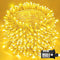132FT 400 LED Christmas Lights Outdoor, 8 Modes Clear Wire Christmas String