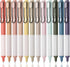 Mr. Pen- Retractable Gel Pens, 12 Pack, Black Ink, Vintage Barrels, Fast Dry, Fine Point 0.5mm