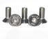 Fullerkreg Stainless Steel Hex Drive Flat Head Screw, M4 x 0.7 mm Thread, Packs of 100