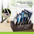 Prosumer's Choice Multi Device Charging Station - Elegant Wooden Desktop Organizer for 6 Phones, Work from Home