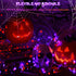 2 Pack 200 66Ft 8 echosari Halloween Fairy Lights Battery Operated, LED Auto Timer Silver Wire Starry String Lights