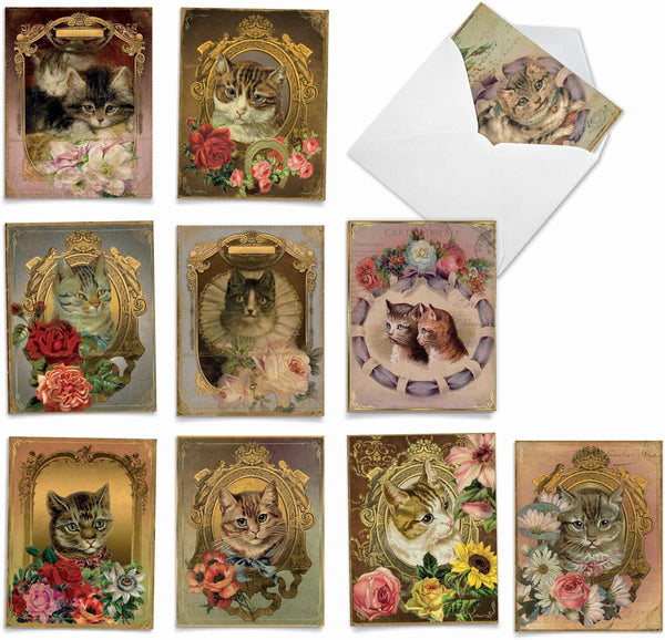 The Best Card Company 10 Assorted Thank You Notecards Box Set, 4 x 5.12 Inch with Envelopes