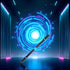 WLngtv 1Pc Pen8.5 inches Black Finger Pen Spinning Gaming Spinning Spinning with Weighted Ball Finger Rotating
