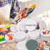Lulonpon 12 Pieces White Round Rocks for Painting, 2.5 Inches Smooth Bulk Flat Rocks, Natural Surface Craft Supplies