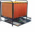 SETTFRFE Hanging File Folder Organizer with Drawer, Mesh File Bins for Hanging Files, Letter Size, Black