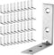 Repa Market Stainless Steel Phased Hole Corner Shelf Brackets - L brackets