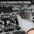 2pcs Tap Socket Set, Extraction Tool with Adjustable Jaws for Taps, Reamers & Screw Extractors