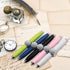 Meanplan 5 Pcs Pen with LED Light, Rotating Ballpoint Pen, Anti-Stress Gift for Business Adults, 4 Inches, 5 Colors
