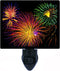 Night Light, Fireworks Celebration, 4th of July, Patriotic LED Photo Night Light
