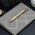 SMOOTHERPRO Solid Brass Bolt Action Pen, Compatible with Pilot G2 Refill, Hexagonal Six Edge Grip for Pocket Business