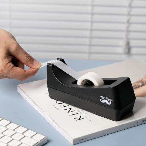 Mr. Pen Tape Dispenser, Pack of 2, Black, Office Supplies, Desktop Tape Holder