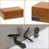 Auvotuis 30Pcs Nails(2.2 0.69inch, Antique Corner Protectors Decorative Metal Right Angle Box Corner Cover Guards