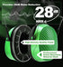 PROHEAR EM038 Compact Foldable Ear Protection Earmuffs, 28dB Noise Reduction for Mowing and Shooting