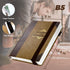 Yoment Large Hardcover Leather Spiral Journal Notebook, 300 Pages, 8" x 10", Dark Brown, Gift Box