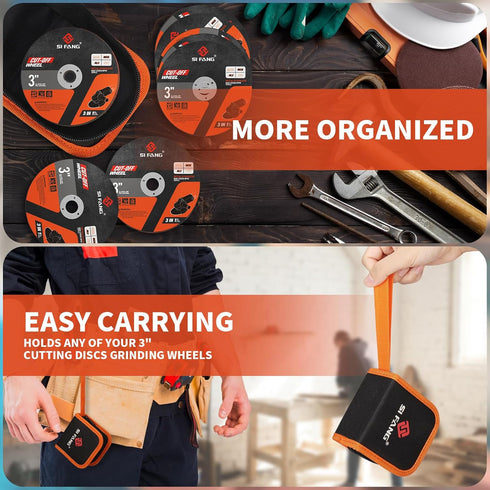 25Pcs 3 inch Cut Off Wheels with 1/4 in Mounting Mandrel Kit for Die Grinder, Metal & Stainless Steel