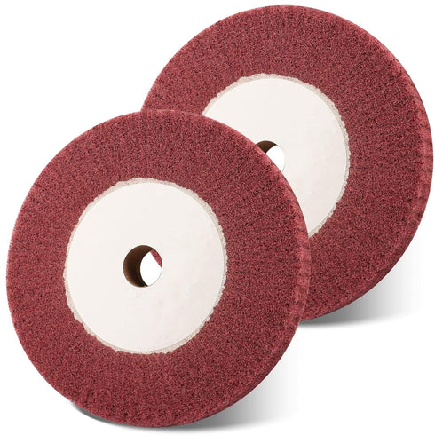 6 Inch Bench Grinder Polishing Wheel, 320 Grit Tight Weave Tough Burnishing Wheel for Refurbishing Golf Clubs