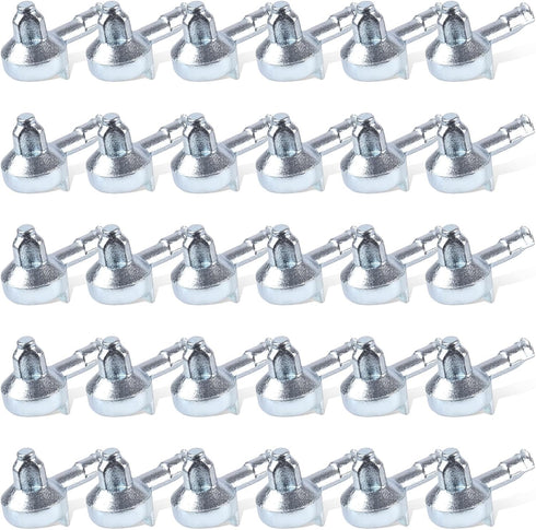 BOXOB 30pcs Shelf Support Pegs Replacement Accessories, Zinc Alloy Bookshelf Pegs for Shelves