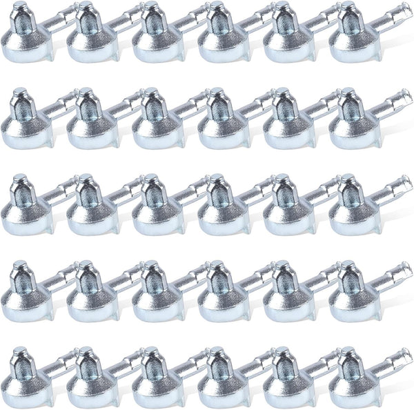 BOXOB 30pcs Shelf Support Pegs Replacement Accessories, Zinc Alloy Bookshelf Pegs for Shelves