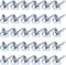 BOXOB 30pcs Shelf Support Pegs Replacement Accessories, Zinc Alloy Bookshelf Pegs for Shelves