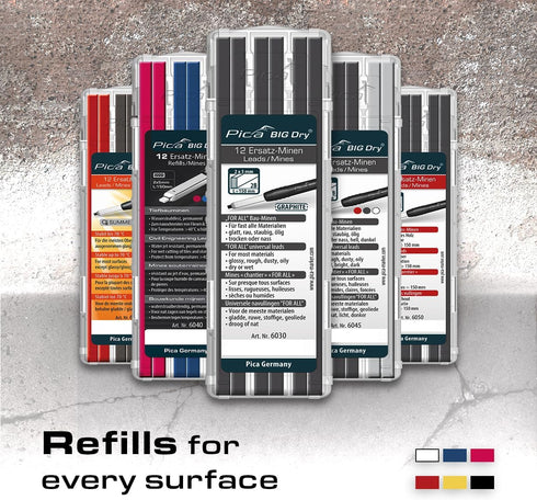 Pica Big Dry Marker for Construction - Graphite