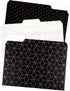 U Brands 3 Tab File Folders, Modern + Classic, 24 Count