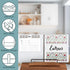 Samsill Recipe Binder Kit, 1 Inch D-Ring, Full Page 8.5 x 11, Floral Tile Design