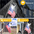 Solar Flag Pole Light, Bright White 6000k Upgrade Solar Powered for 5ft 6ft Flag Pole, Waterproof Outdoor LED Lights