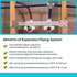SharkBite 1/2 Inch Expansion Tee for PEX-A Pipe, Brass Plumbing Fittings for PEX-A Tubing