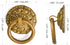 Chinese Cabinet Pulls - Set of 2, 1.5 Inches, Architectural Furniture Design Hardware