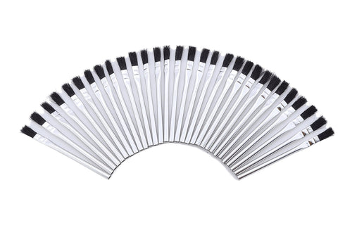 Acid/Flux Brush, Tin Ferrule, Soft Plastic Hair, 4.5 Inch Length, 5/16 Inch Width Pack of 30 Pieces)