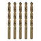 3/8 Inch Cobalt Drill Bits – 5pcs M35 Cobalt Metal Drill Bit Set, Heavy-Duty Pilot Point Bits for Steel, Hard Metal