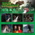 Kids Dinosaur Headlamp Flashlight - Rechargeable LED Headlights with Roar & Silent Mode, T-Rex Toys