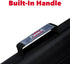 Case-it The Dual 2-in-1 Zipper Binder - Two 1.5 Inch D-Rings, Pencil Pouch, Multiple Pockets, Midnight Blue