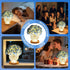 WSYEAR Premium Blue Silk Hydrangea Artificial Flowers Christmas Night Light Faux Flower Arrangement for Home Wedding