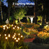 4 Pack 32 2 BrizLabs Solar Garden Lights, LED Solar Powered Firefly Lights, Modes Swaying Light, Waterproof Globe
