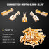 Twidec/200PCS 6.3mm Female Spade Connector, Quick Splice Crimp Terminals for Electrical Wiring