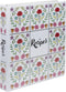 Samsill Recipe Binder Kit, 1 Inch D-Ring, Full Page 8.5 x 11, Floral Tile Design